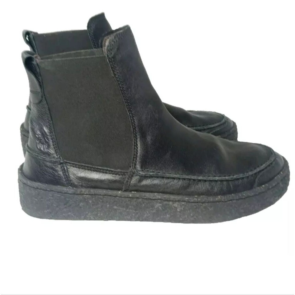 Fly London Chelsea Boots Men's Size 10 Roop ROOP541FLY-002 Black Leather